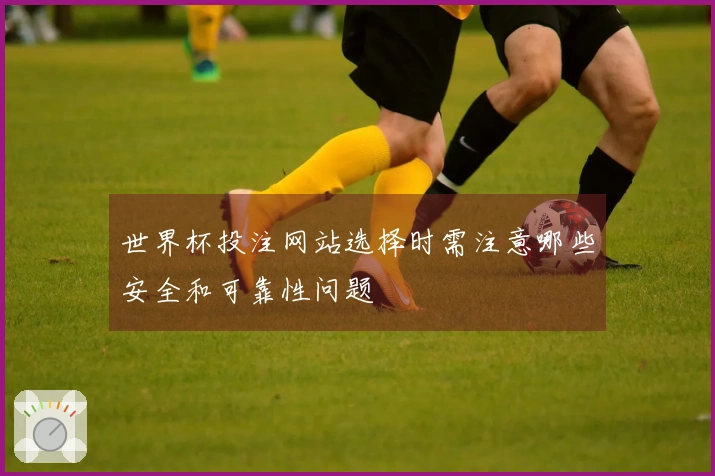 世界杯投注网站选择时需注意哪些安全和可靠性问题